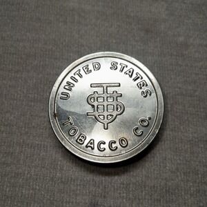 Vtg Handmade United States Tobacco Co. Belt Buckle Western Farming Ranch Country